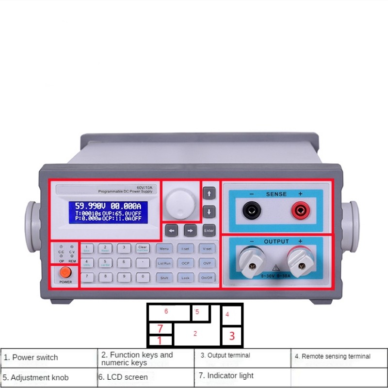 Switching Dc Power Supply 300V 1A - Fonte de alimentação CC programável com