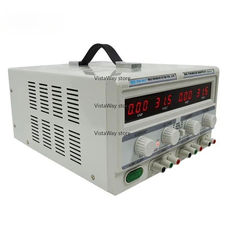 Fonte de alimentação regulada  - Linear Dc Power Supply Triple Output avaliação e preço